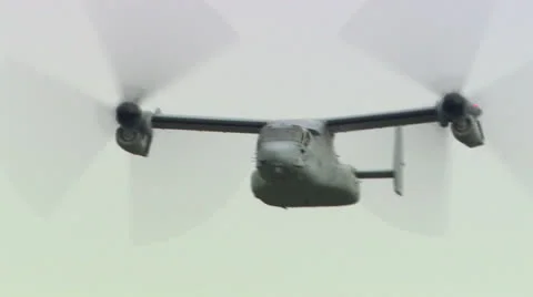 V-22 osprey flypast Stock Footage 22515865