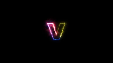 V Alphabet Stock Footage 318899946
