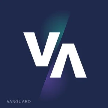 V and A background Illustrazione stock