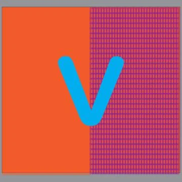 V Background vector design Stock Illustration