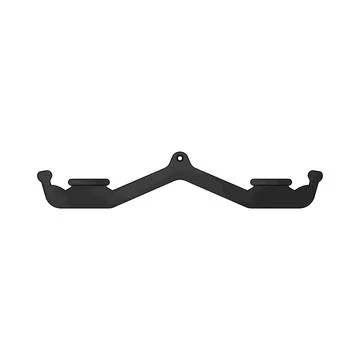 V bar pulldown illustration 库存插图