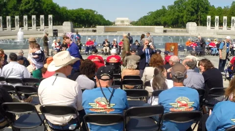 V-E memorial celebration in Washington, D.C. Stock Footage 62935871
