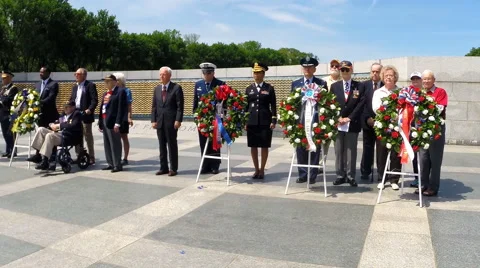 V-E memorial celebration in Washington, D.C. Video stock 62935879