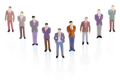 V formation hierarchy Stock Photos