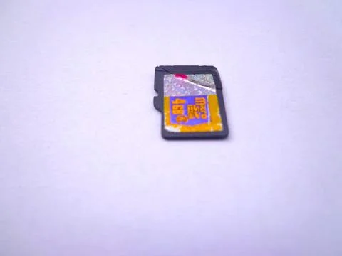 V-Gen Micro Sd Card with 4 Giga byte storage capacity Fotos Stock