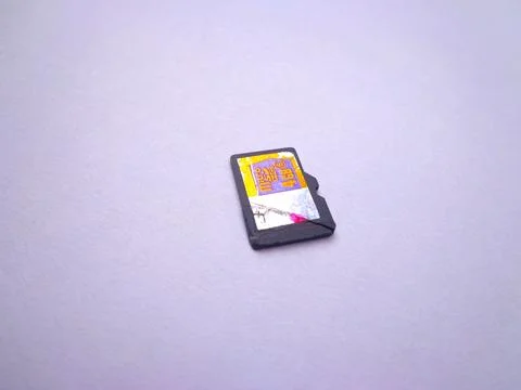 V-Gen Micro Sd Card with 4 Giga byte storage capacity Stock Photos