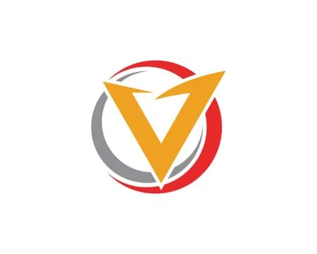 V Letter Lightning Logo Template Stock-Illustration