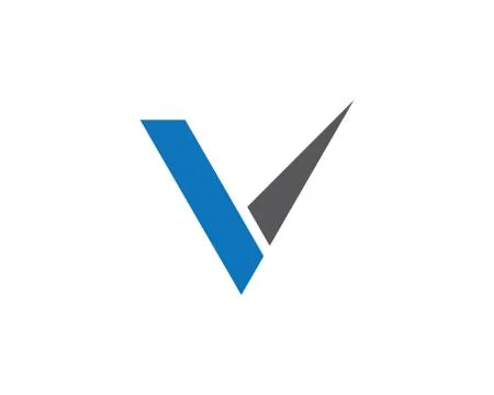 V Letter Logo Stock Illustration