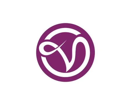 V Letter Logo Stock Illustration