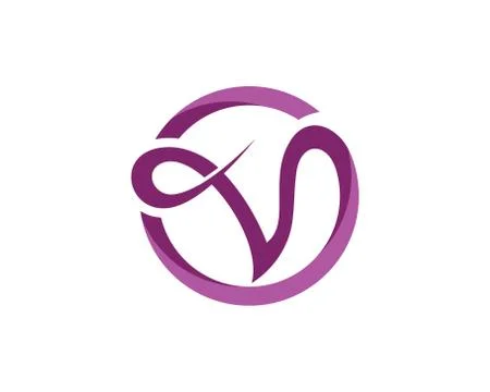 V Letter Logo Stock Illustration