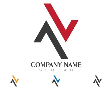 V Letter Logo Stock Illustration