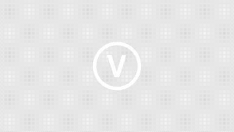 V letter logo loopable rotated animation white transparent alpha background Stock Footage 307012006