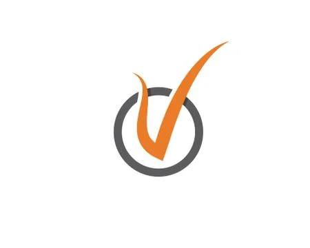 V Letter Logo Template vector Stock Illustration