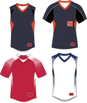 V Neck Pullover Jersey With Raglan Sleeves Vectors Stock Illustration
