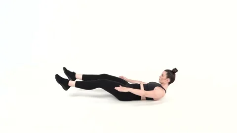 V sit ups Stock Footage 166293109