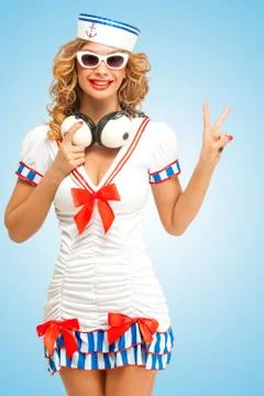 V as Vintage. Stock Photos