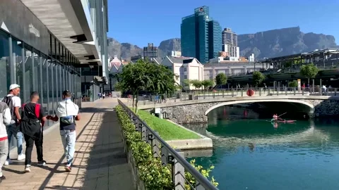 V&amp;A Waterfront Cape Town Stock Footage 171613532