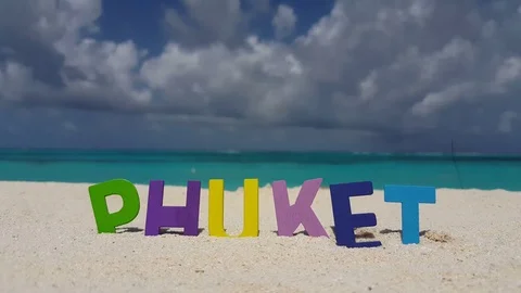 V00635 Maldives beautiful beach background white sandy tropical paradise island Stock Footage
