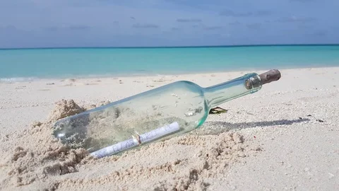 V00665 Maldives beautiful beach background white sandy tropical paradise island Stock Footage