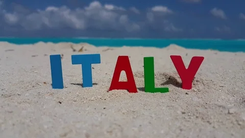 V00701 Maldives beautiful beach background white sandy tropical paradise island Stock Footage