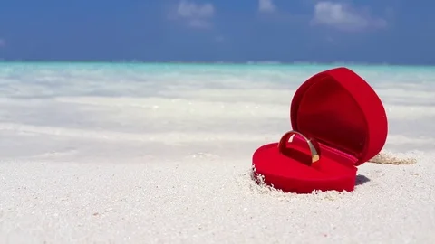 V01809 Maldives beautiful beach background white sandy tropical paradise island Stock Footage