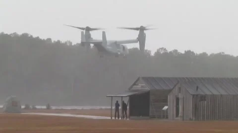 V22 Osprey Kill Devil Hills.mp4 動画素材 47252782