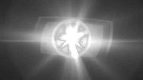 V3Lens flare effects on black background Stock Footage 253427069