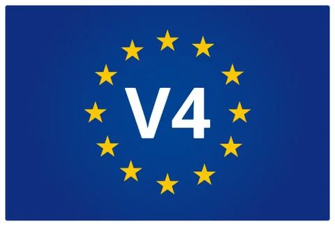 V4 eu flag Stock Illustration