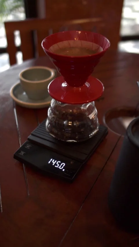 V60 Manual Brew Stock Footage 307738907