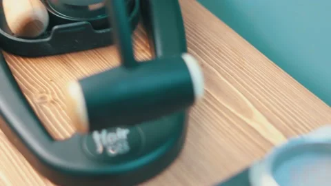 V60 pour over coffee Stock Footage 228965401