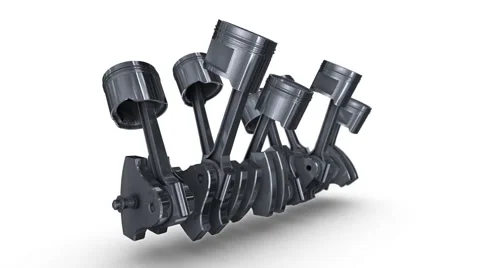 V8 Engine Loop Video stock 48496186