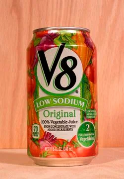 V8 juice 库存照片