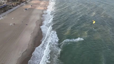 VA Beach Parasailing Stock Footage 320954078