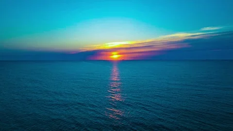 VA Beach Sunrise Stock Footage 320953796