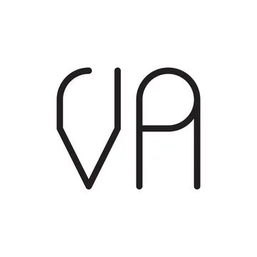 Va initial letter vector logo icon Stock-Illustration