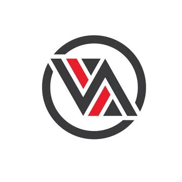VA letter icon vector concept design template Stock Illustration