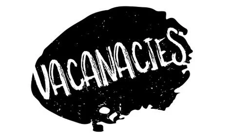 Vacanacies rubber stamp Stock Illustration