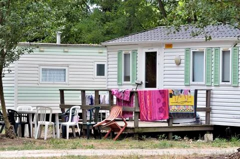 Vacancies with the camp-site Stock Photos