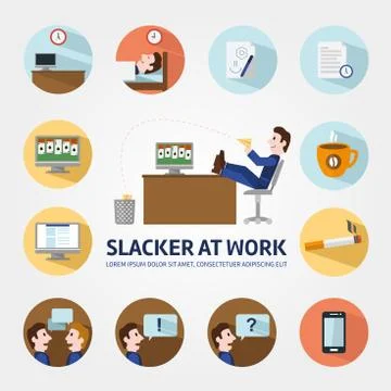 Vacancy for a student infographic elements, Headhunter, Search job. Looking for Stock Illustration