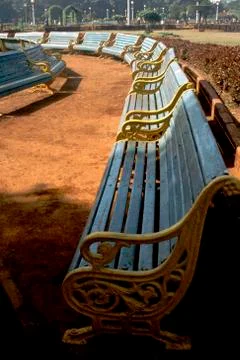 Vacant Benches Stock Photos