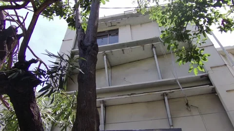 Vacant Multi Storey Building in Downtown of Surabaya Indonesia Видео 216966247