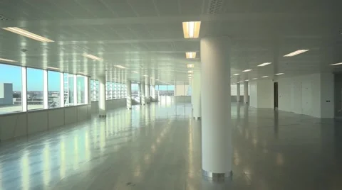 Vacant Office-Tracking shot 스톡 동영상 44128933