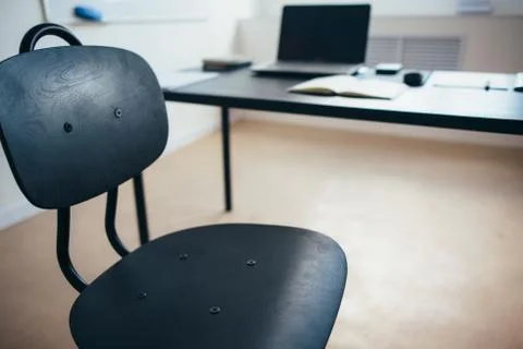 Vacant place empty work area in office Stock Photos