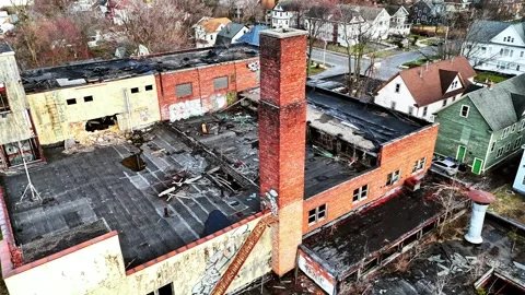 Vacant Property - Syracuse, NY Video stock 335734979