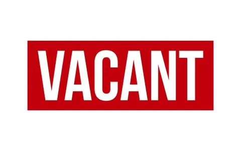 Vacant Rubber Stamp Seal Vector Stock Illustration