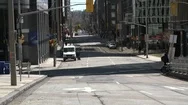 Vacant Streets Of Ottawa Canada During Covid Pandemic Stock Footage