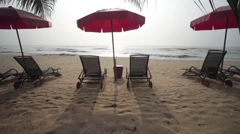 Vacation on the Beach Stock Footage 55048084