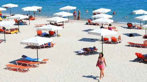 Vacation on the beautiful sea Stock Footage 50150372
