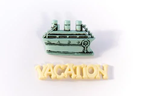 Vacation with boat Foto stock