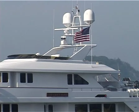 Vacation boating Stock Footage 49215871